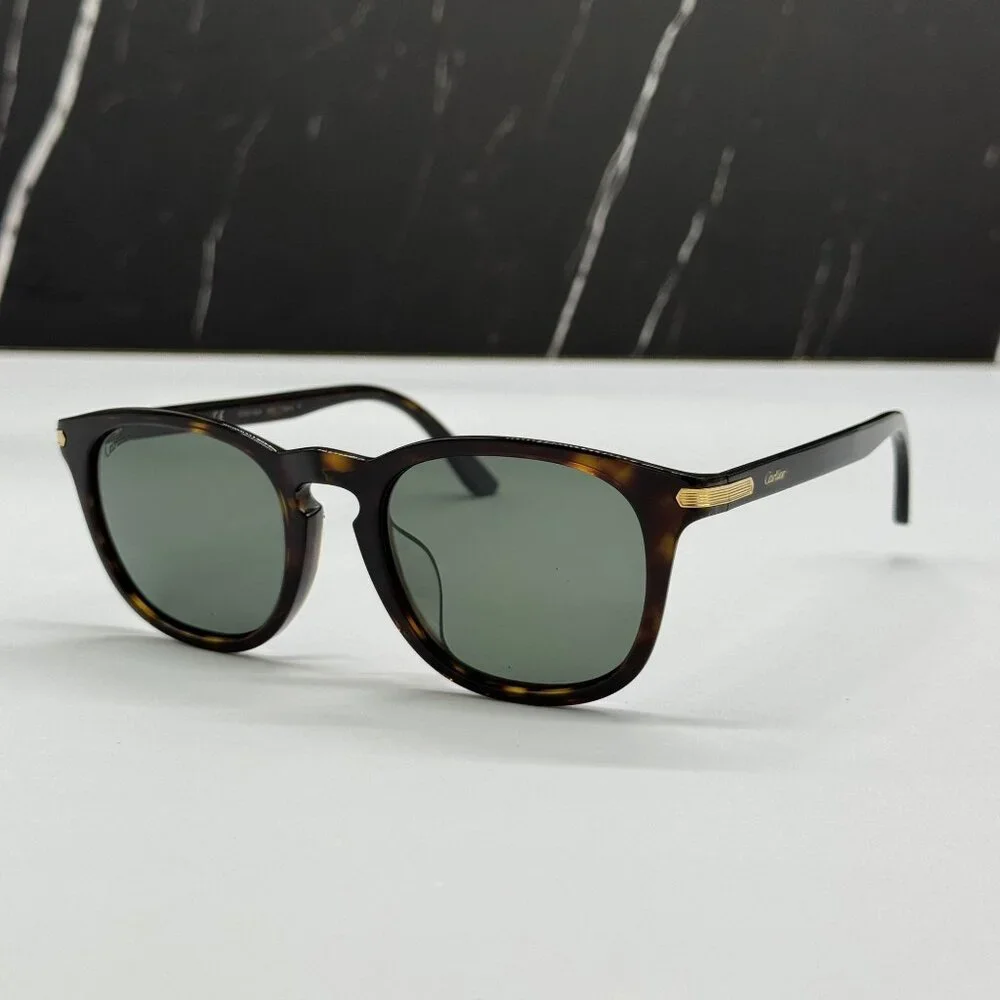 NEW CARTIER HAVANA UNISEX SUNGLASSES CARTIER CT0011SA 002